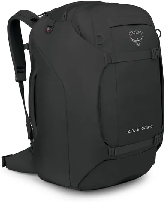 Osprey Sojourn Porter 65L Travel Backpack, Black