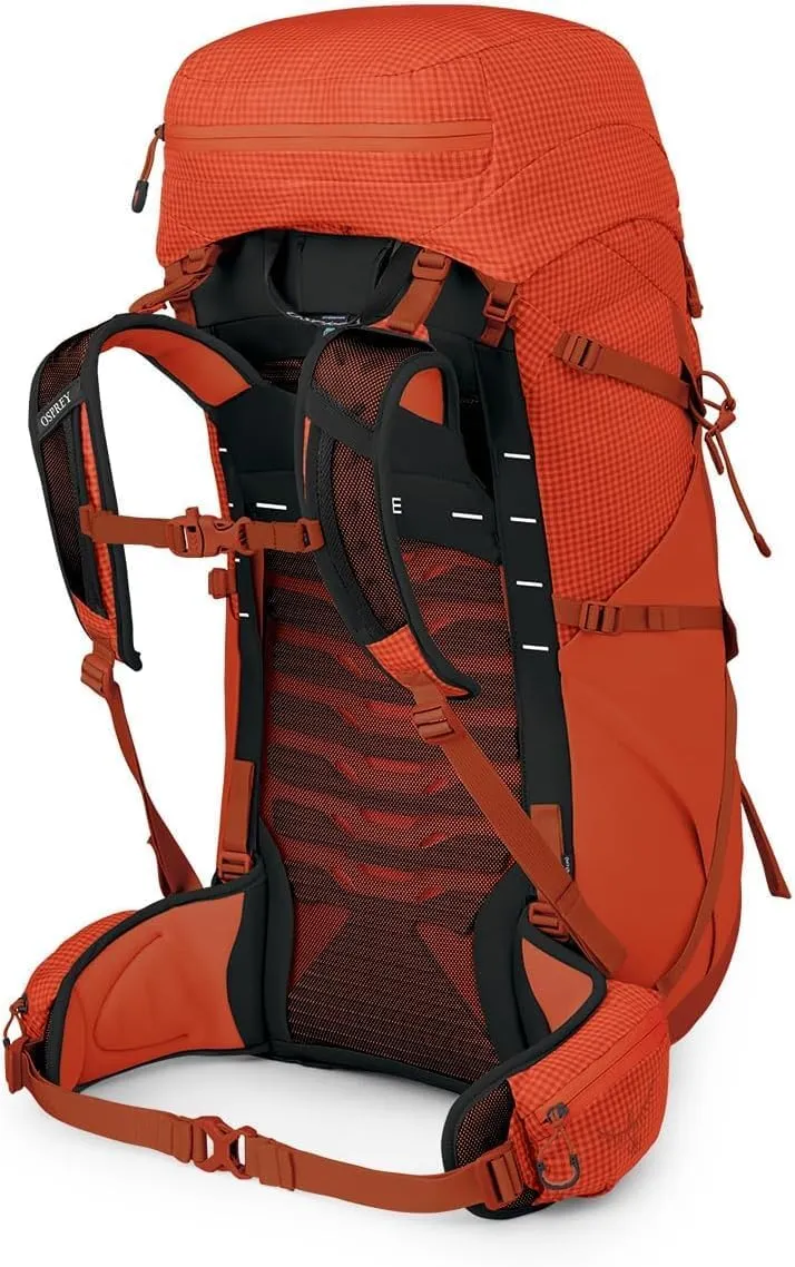 Osprey Talon Pro 40L Men's Hiking Backpack with Hipbelt, Mars Orange, S/M