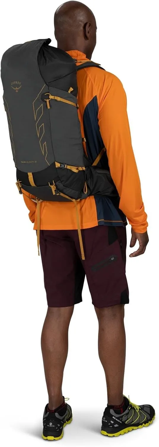 Osprey Talon Velocity 30L Men's Hiking Backpack, Matcha Green/Lemongrass, L/XL