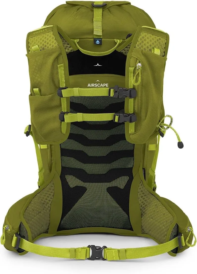 Osprey Talon Velocity 30L Men's Hiking Backpack, Matcha Green/Lemongrass, L/XL