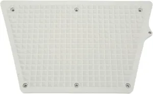 Outboard Transom Plate, Grid Design Trapezoidal PVC Outboard Engine Mounting Pad for Inflatable Boat Kayak Yacht