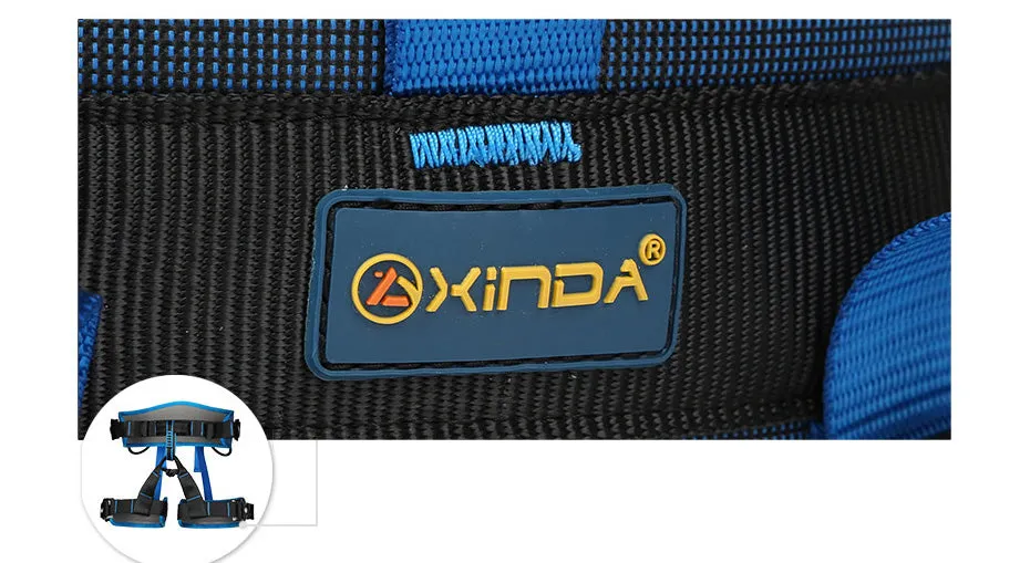 Outdoor Climbing Harness durable and adjustable for rock climbing, mountaineering