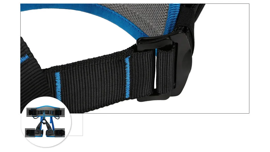 Outdoor Climbing Harness durable and adjustable for rock climbing, mountaineering