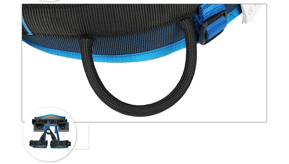 Outdoor Climbing Harness durable and adjustable for rock climbing, mountaineering