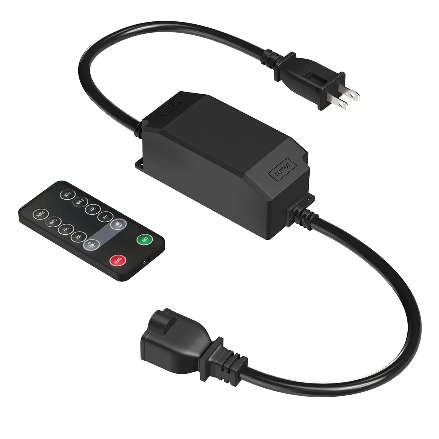 Outdoor Dimmer for Stript Lights, BestCon Light Dimmer with RF Remote Control, Timer Switch and Waterproof, Max Power 240W, Works with Broadlink