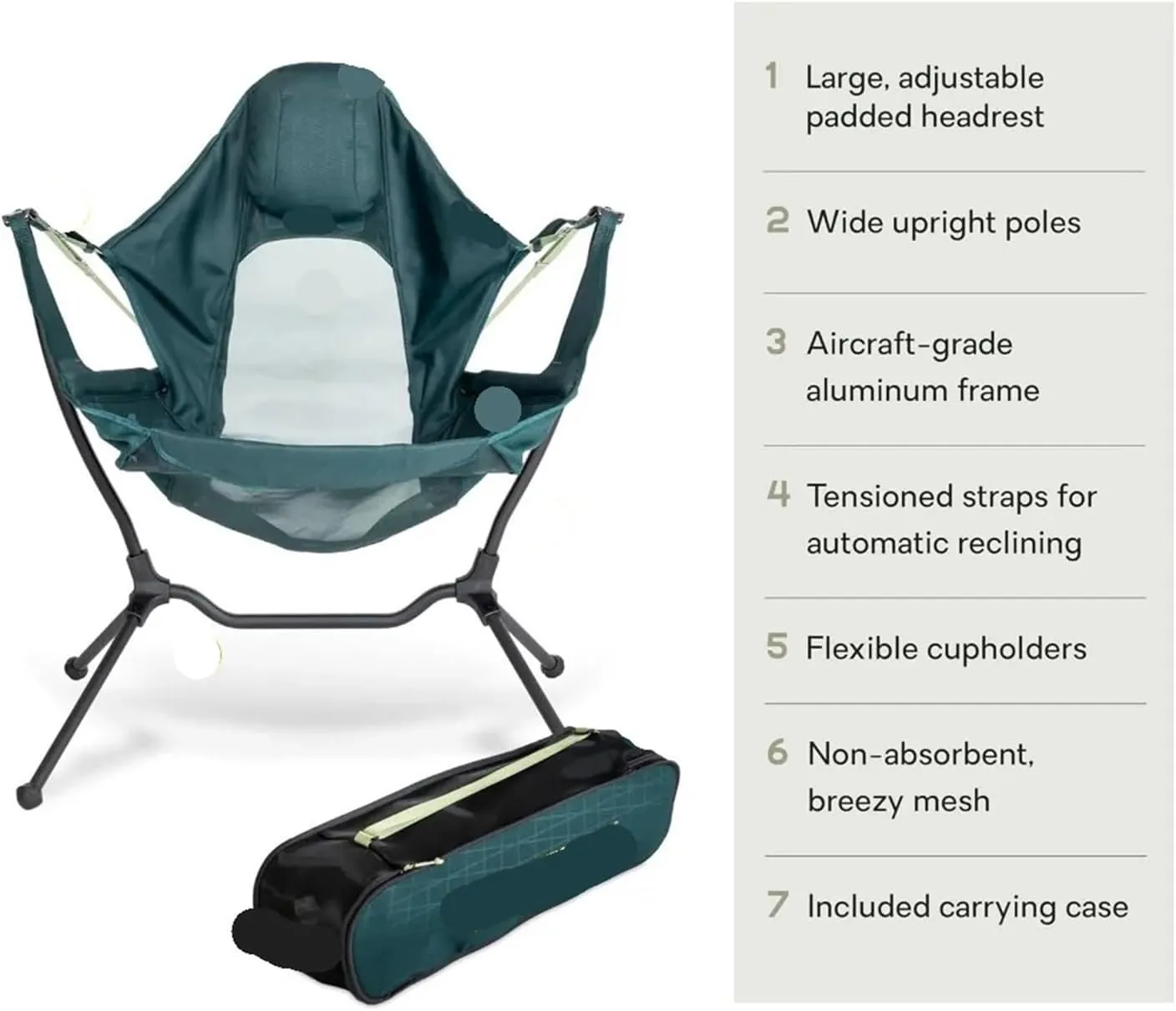 Outdoor Folding Chair Breathable Mesh Moon Chair, Breathable Folding Chair, Fishing, Camping, Leisure Backpack Chair(Blue)