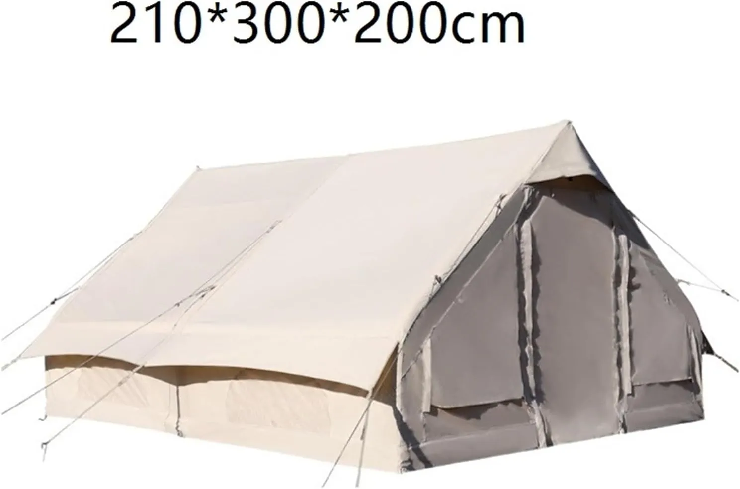 Outdoor Inflatable Tent Free to Build Thick Cotton Cloth Camping Multi-Person Rainproof Camping Equipment