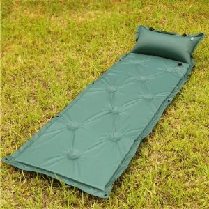Outdoor single person automatic inflatable bed moisture-proof pad splicing inflatable pad camping supplies