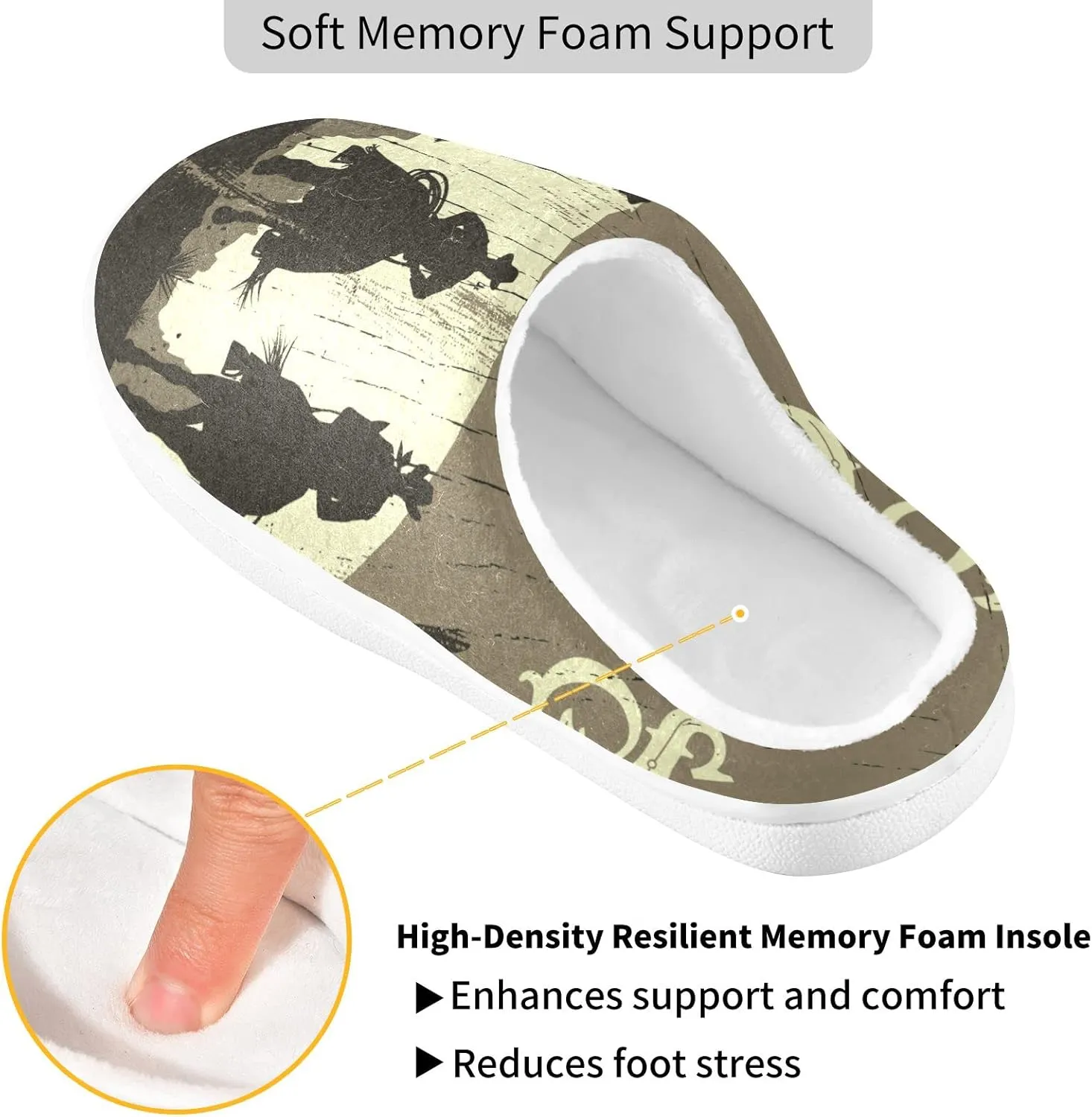 Oyihfvs Unisex Memory Foam Warm Slippers Comfort Soft Casual Shoes for Indoor Outdoor S-XXXL