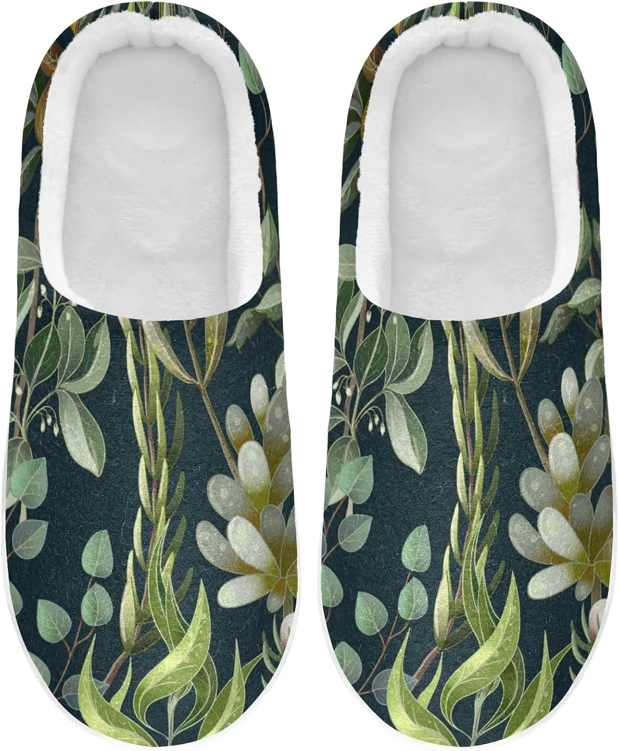 Oyihfvs Unisex Memory Foam Warm Slippers Comfort Soft Casual Shoes for Indoor Outdoor S-XXXL