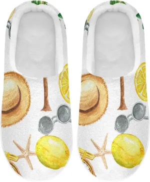 Oyihfvs Unisex Memory Foam Warm Slippers Comfort Soft Casual Shoes for Indoor Outdoor S-XXXL
