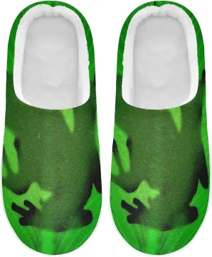 Oyihfvs Unisex Memory Foam Warm Slippers Comfort Soft Casual Shoes for Indoor Outdoor S-XXXL