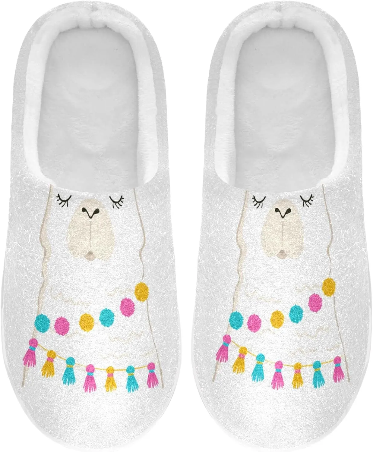 Oyihfvs Unisex Memory Foam Warm Slippers Comfort Soft Casual Shoes for Indoor Outdoor S-XXXL