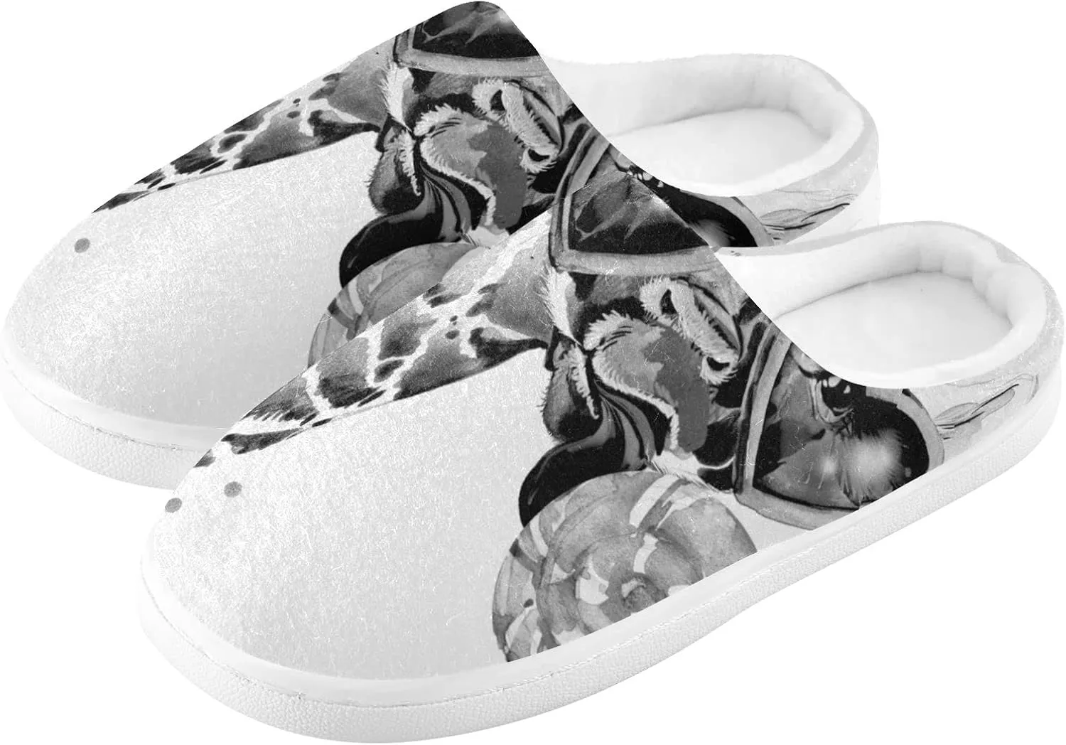 Oyihfvs Unisex Memory Foam Warm Slippers Comfort Soft Casual Shoes for Indoor Outdoor S-XXXL