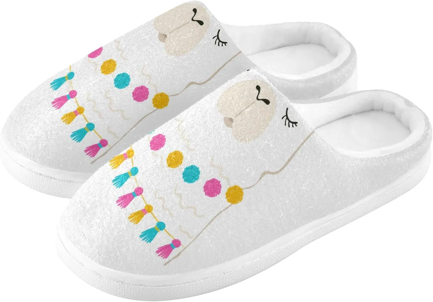 Oyihfvs Unisex Memory Foam Warm Slippers Comfort Soft Casual Shoes for Indoor Outdoor S-XXXL