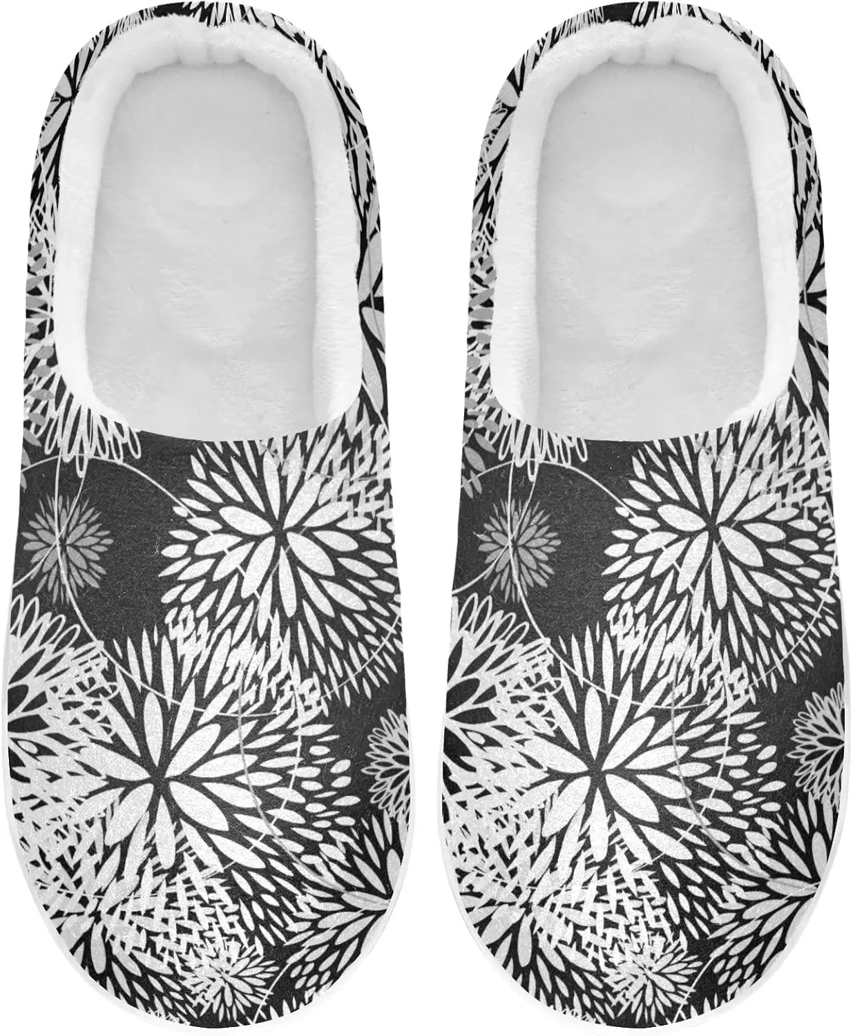 Oyihfvs Unisex Memory Foam Warm Slippers Comfort Soft Casual Shoes for Indoor Outdoor S-XXXL