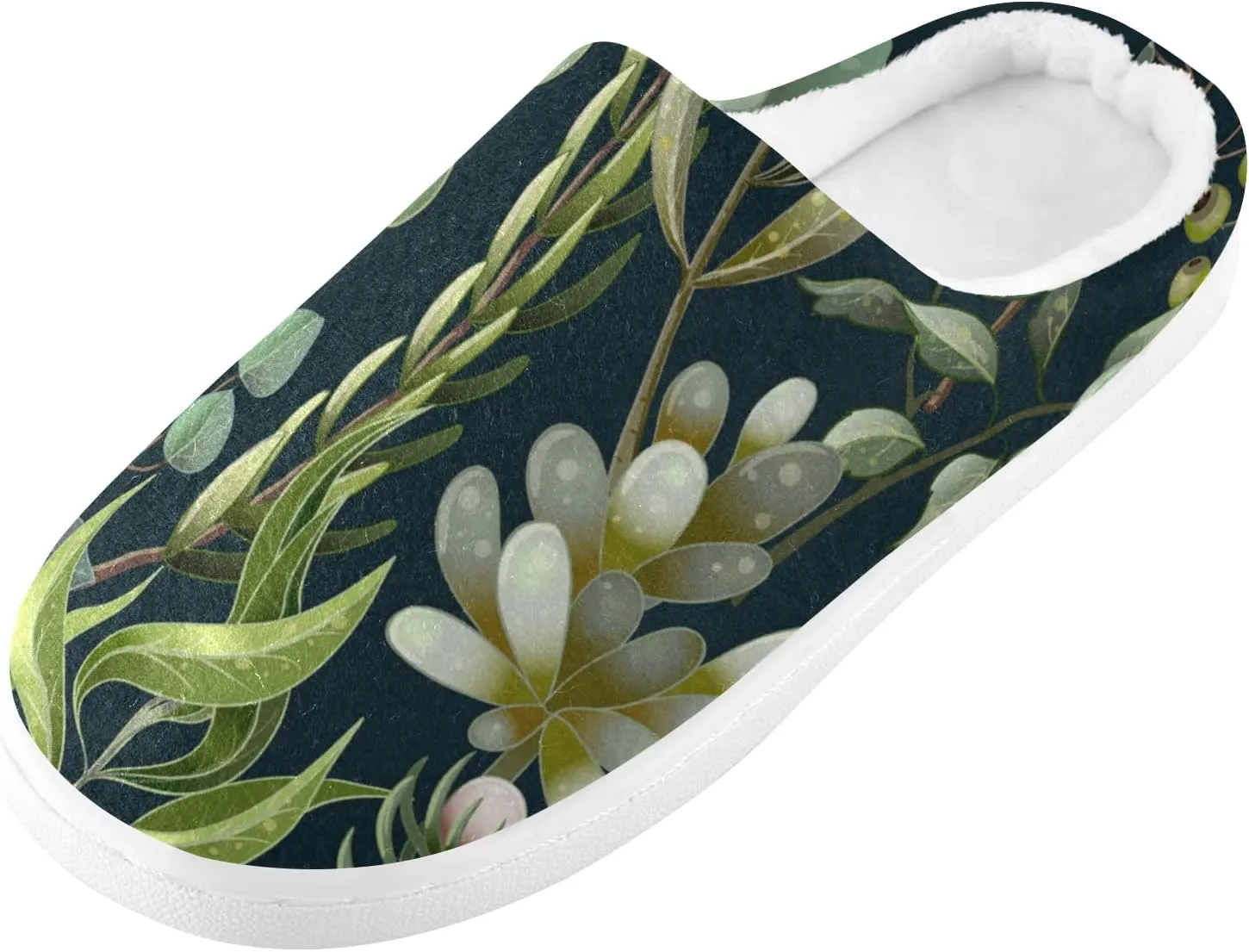 Oyihfvs Unisex Memory Foam Warm Slippers Comfort Soft Casual Shoes for Indoor Outdoor S-XXXL