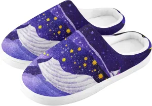 Oyihfvs Unisex Memory Foam Warm Slippers Comfort Soft Casual Shoes for Indoor Outdoor S-XXXL