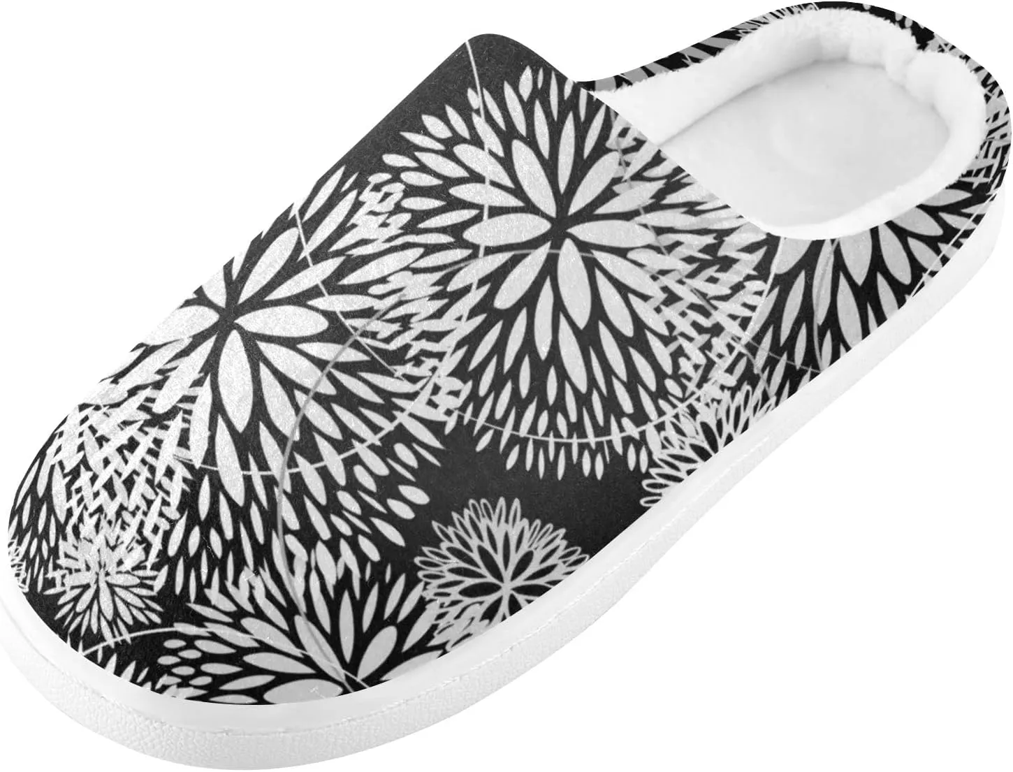Oyihfvs Unisex Memory Foam Warm Slippers Comfort Soft Casual Shoes for Indoor Outdoor S-XXXL