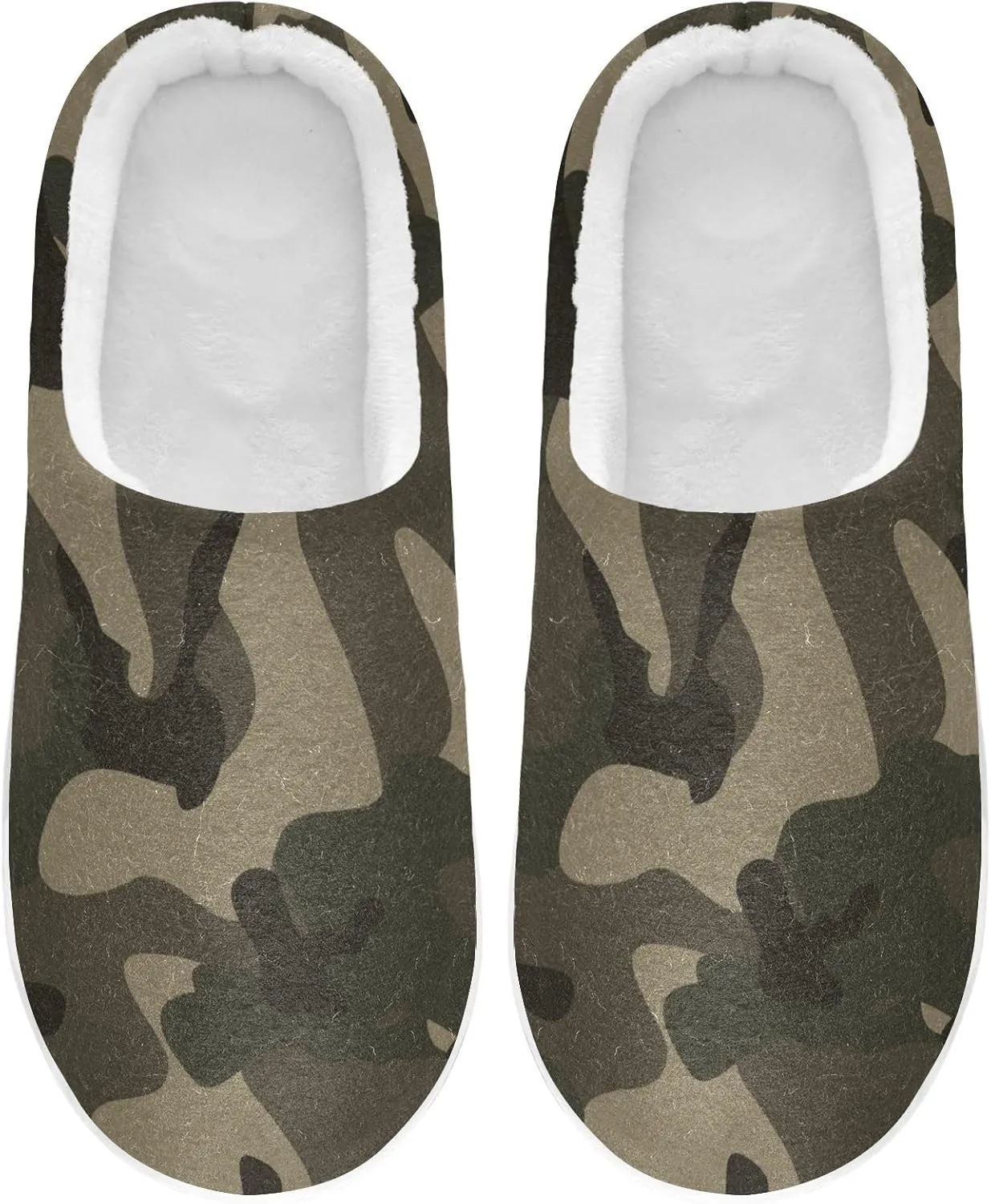 Oyihfvs Unisex Memory Foam Warm Slippers Comfort Soft Casual Shoes for Indoor Outdoor S-XXXL