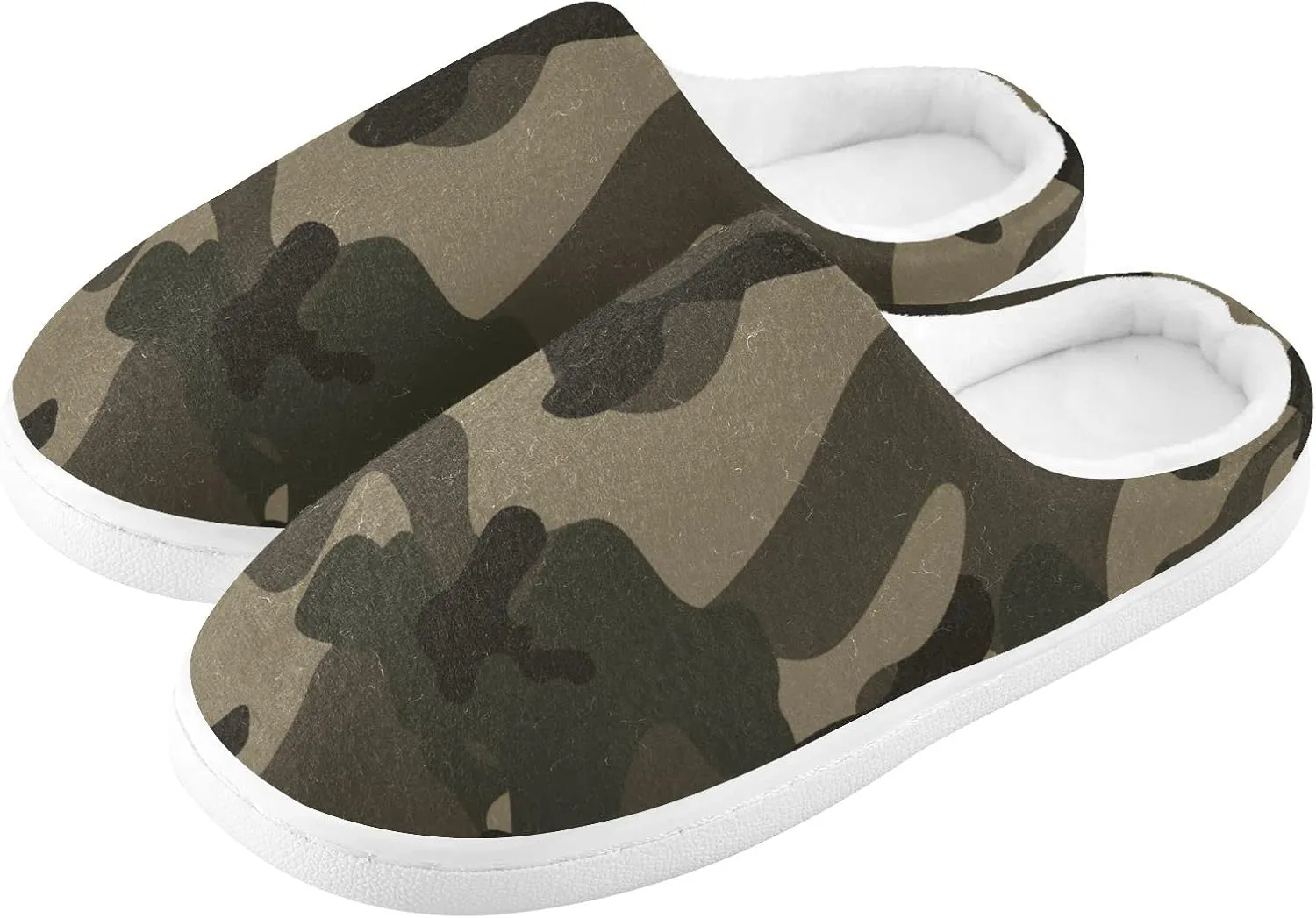 Oyihfvs Unisex Memory Foam Warm Slippers Comfort Soft Casual Shoes for Indoor Outdoor S-XXXL