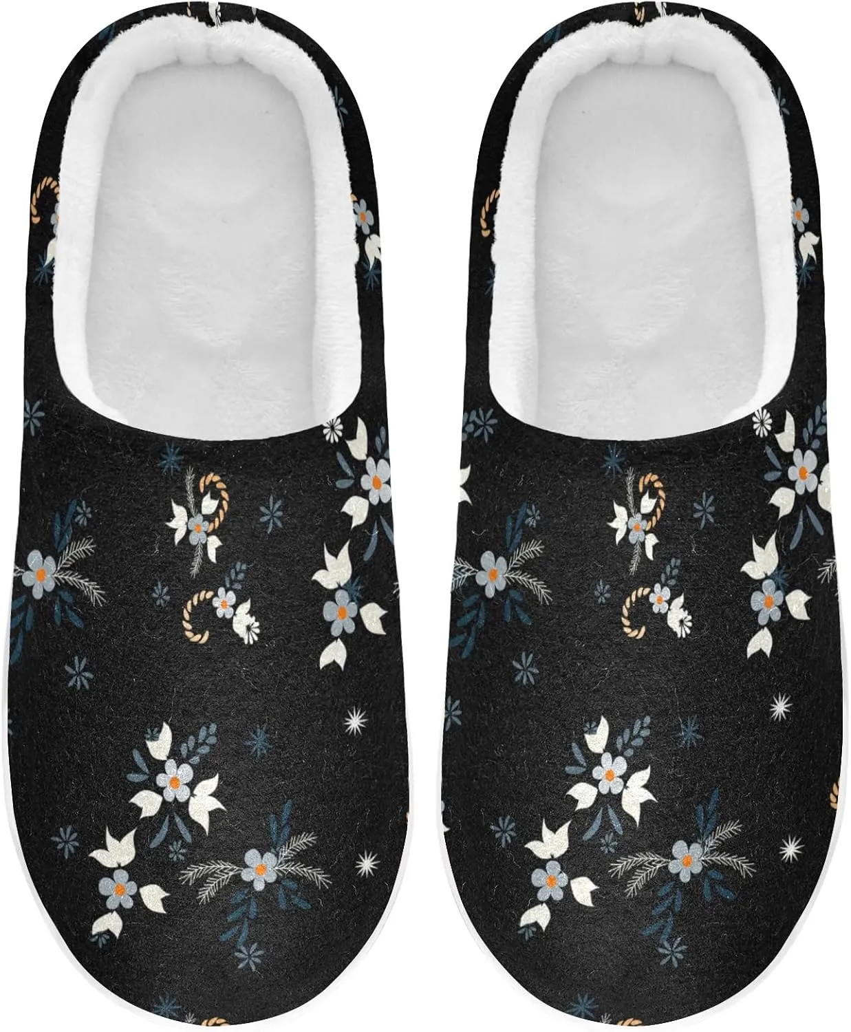Oyihfvs Unisex Memory Foam Warm Slippers Comfort Soft Casual Shoes for Indoor Outdoor S-XXXL