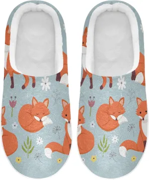 Oyihfvs Unisex Memory Foam Warm Slippers Comfort Soft Casual Shoes for Indoor Outdoor S-XXXL