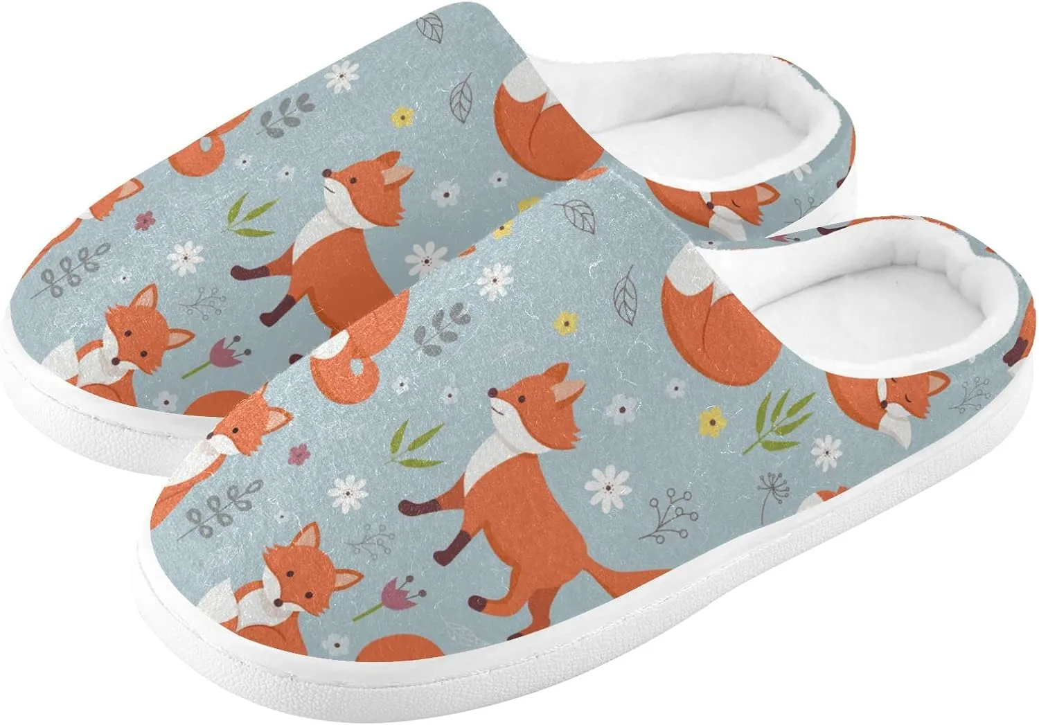 Oyihfvs Unisex Memory Foam Warm Slippers Comfort Soft Casual Shoes for Indoor Outdoor S-XXXL