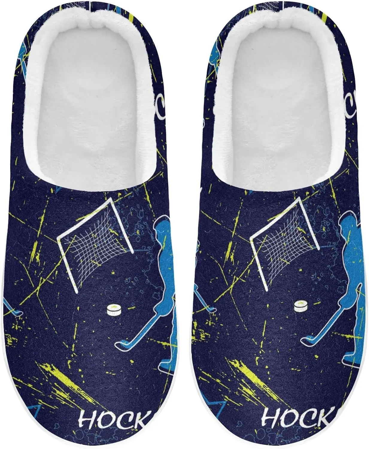 Oyihfvs Unisex Memory Foam Warm Slippers Comfort Soft Casual Shoes for Indoor Outdoor S-XXXL