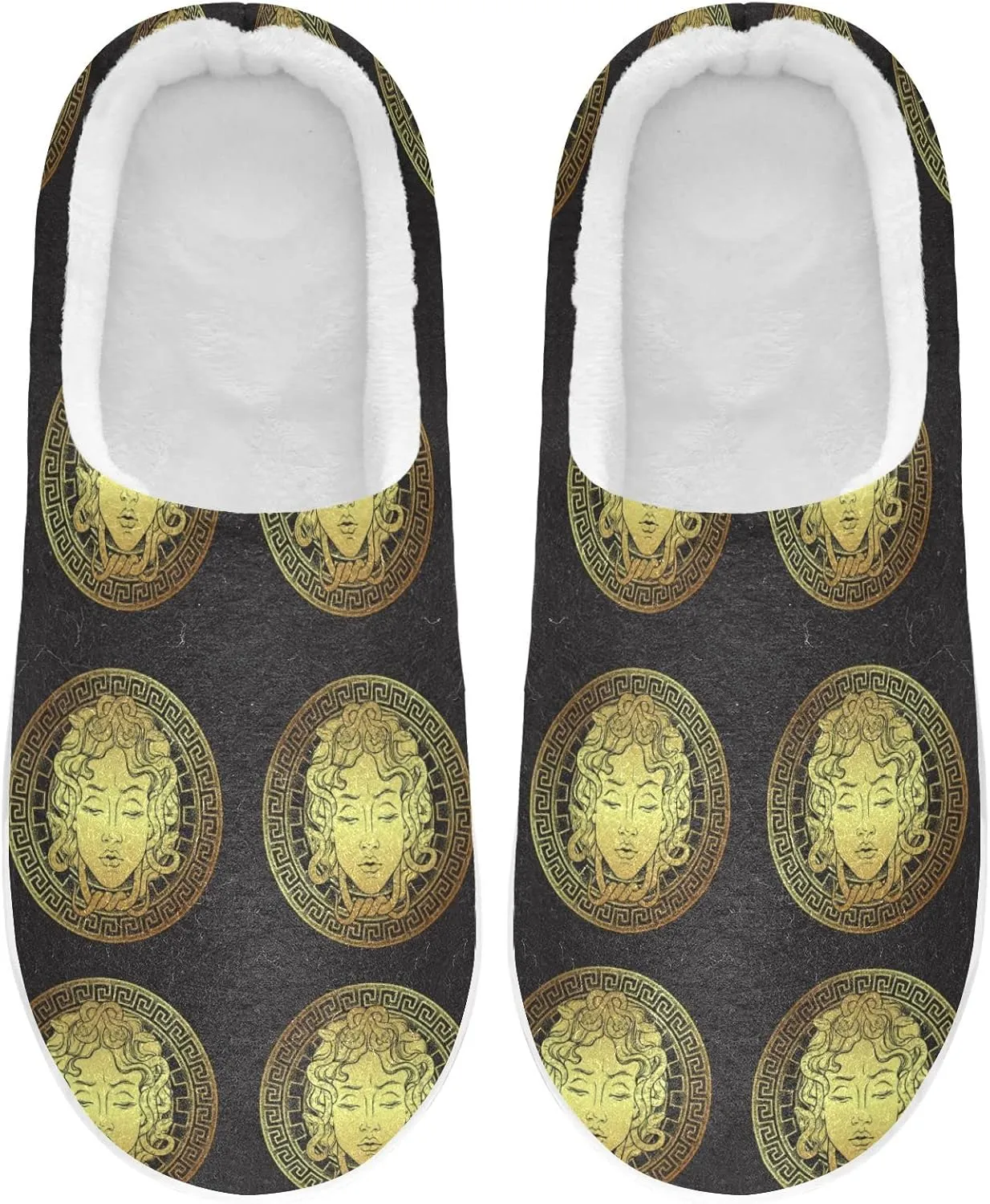 Oyihfvs Unisex Memory Foam Warm Slippers Comfort Soft Casual Shoes for Indoor Outdoor S-XXXL