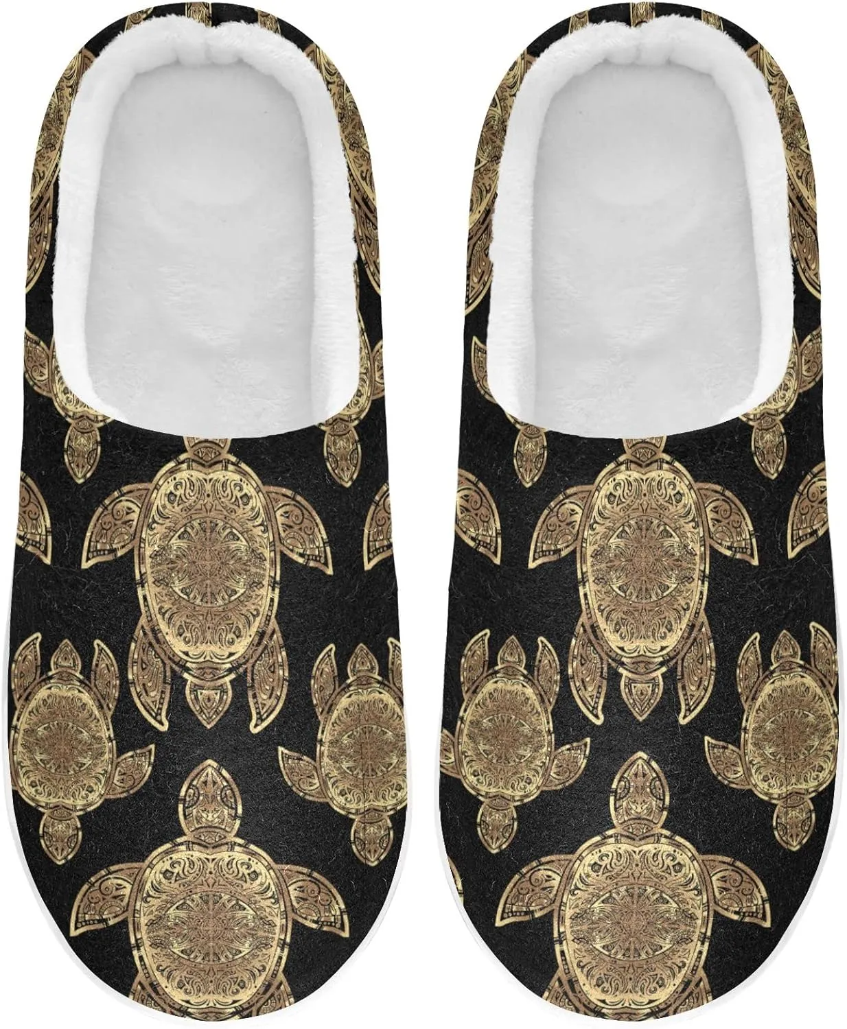 Oyihfvs Unisex Memory Foam Warm Slippers Comfort Soft Casual Shoes for Indoor Outdoor S-XXXL