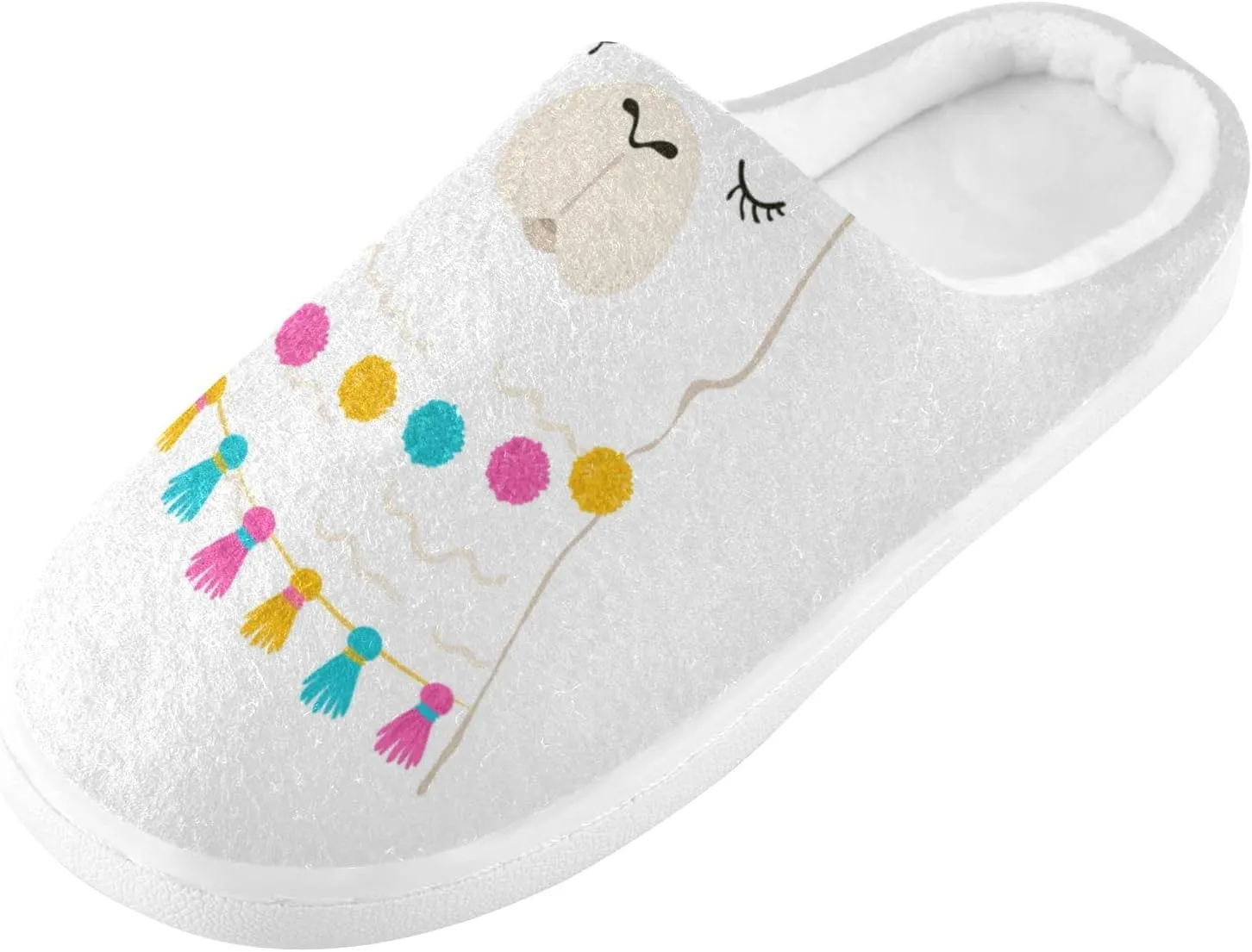 Oyihfvs Unisex Memory Foam Warm Slippers Comfort Soft Casual Shoes for Indoor Outdoor S-XXXL