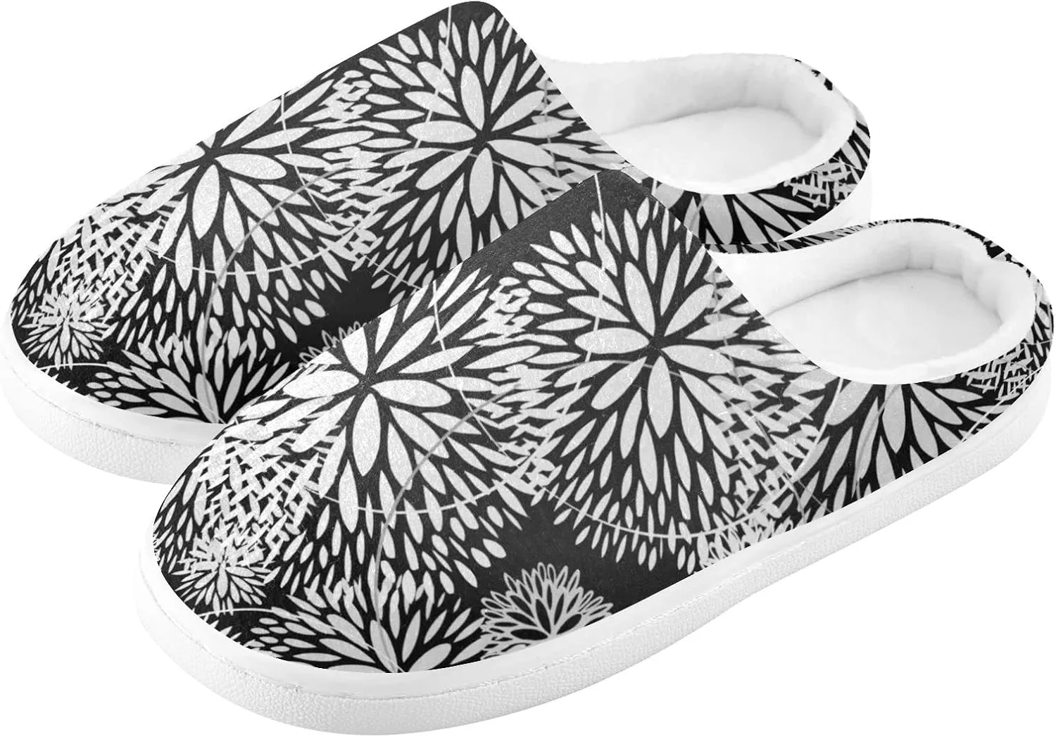 Oyihfvs Unisex Memory Foam Warm Slippers Comfort Soft Casual Shoes for Indoor Outdoor S-XXXL