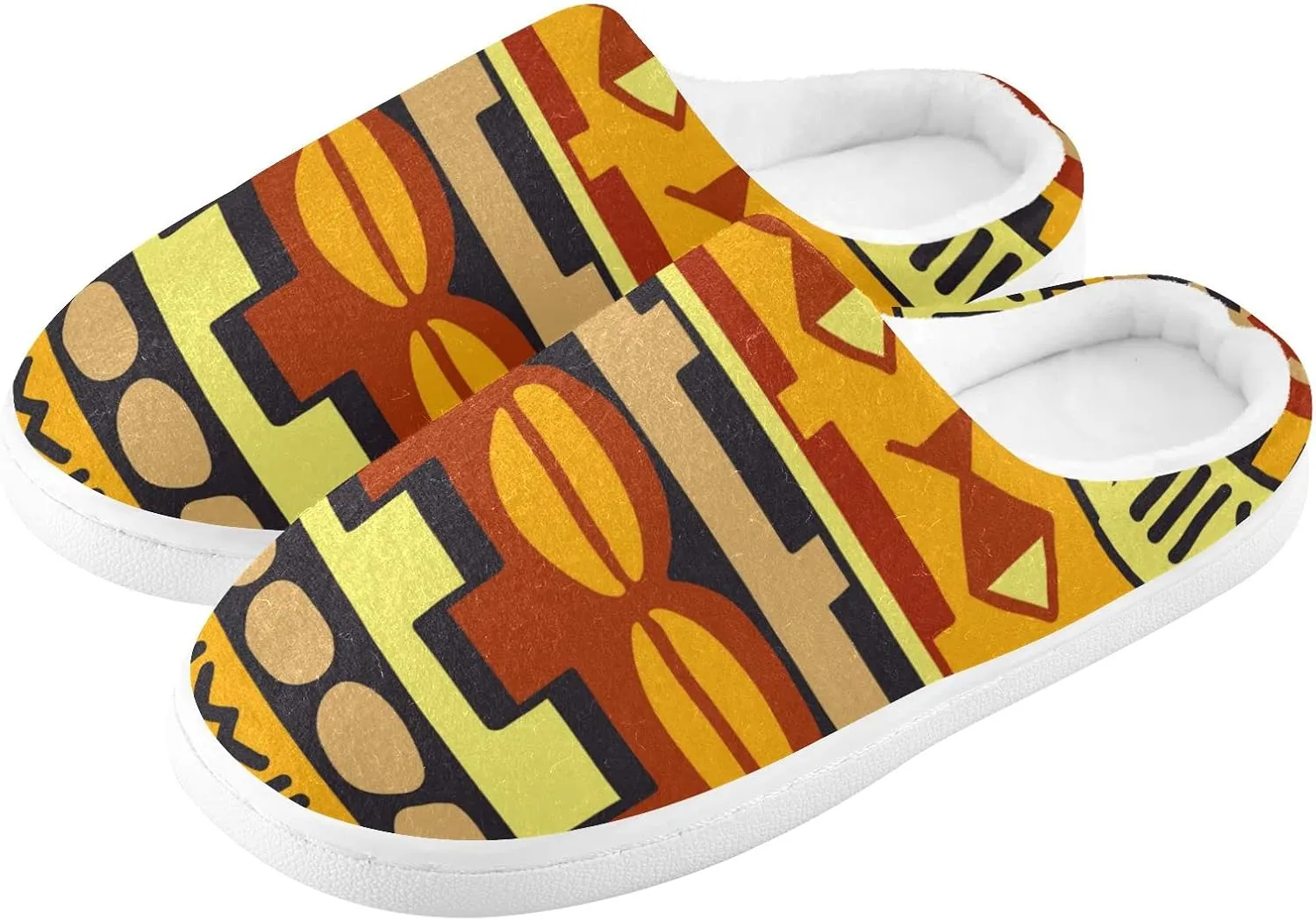 Oyihfvs Unisex Memory Foam Warm Slippers Comfort Soft Casual Shoes for Indoor Outdoor S-XXXL