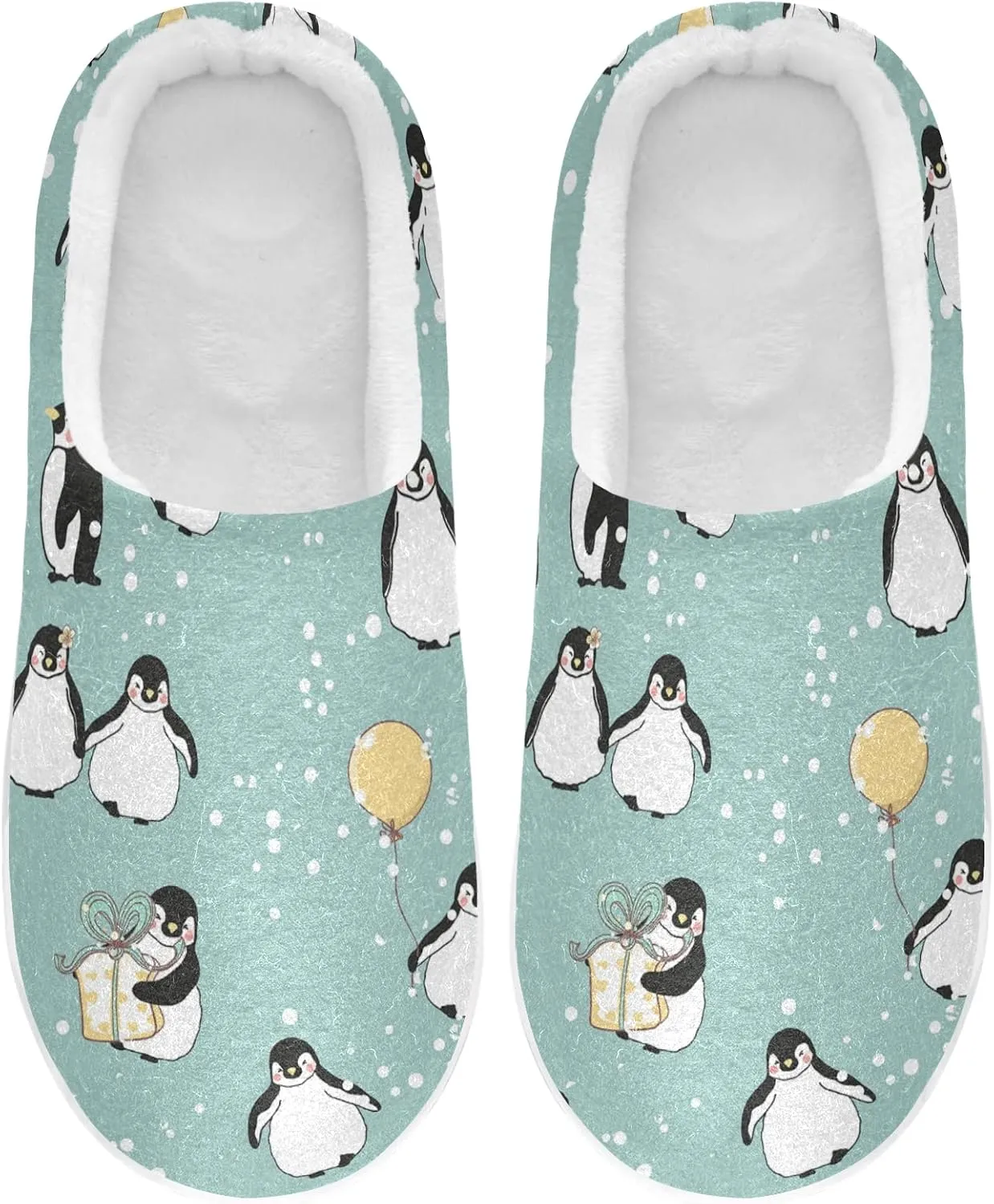 Oyihfvs Unisex Memory Foam Warm Slippers Comfort Soft Casual Shoes for Indoor Outdoor S-XXXL