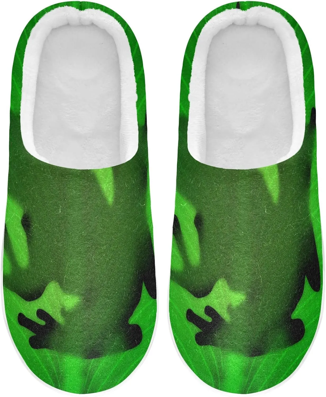 Oyihfvs Unisex Memory Foam Warm Slippers Comfort Soft Casual Shoes for Indoor Outdoor S-XXXL