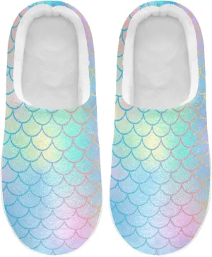 Oyihfvs Unisex Memory Foam Warm Slippers Comfort Soft Casual Shoes for Indoor Outdoor S-XXXL