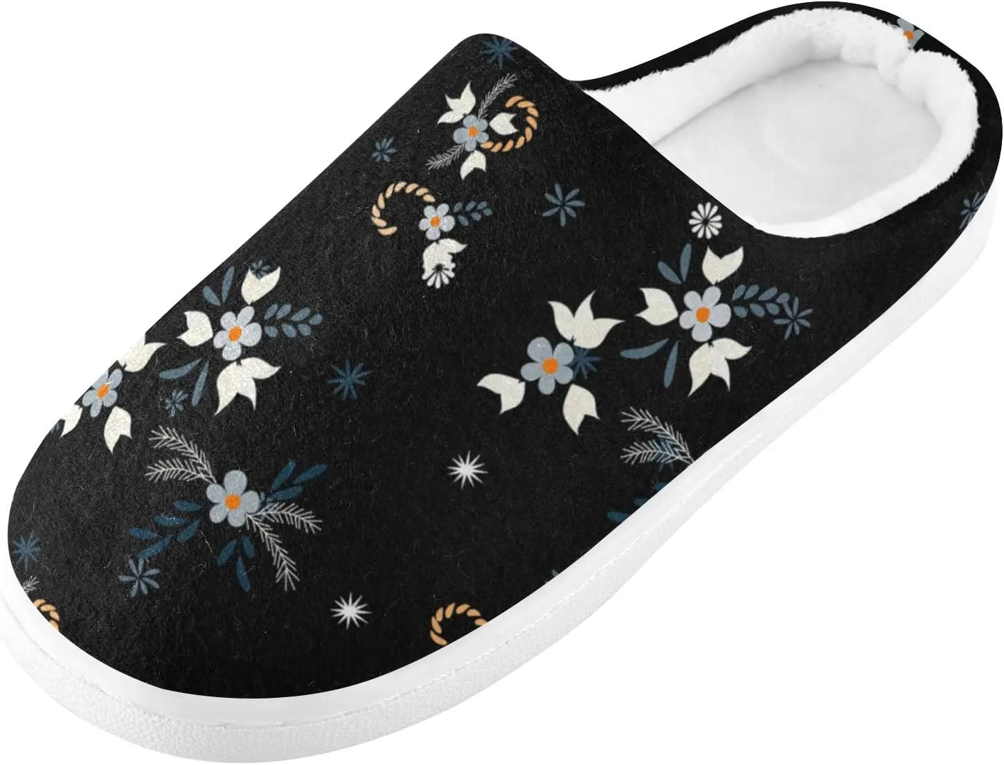 Oyihfvs Unisex Memory Foam Warm Slippers Comfort Soft Casual Shoes for Indoor Outdoor S-XXXL
