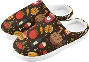 Oyihfvs Unisex Memory Foam Warm Slippers Comfort Soft Casual Shoes for Indoor Outdoor S-XXXL