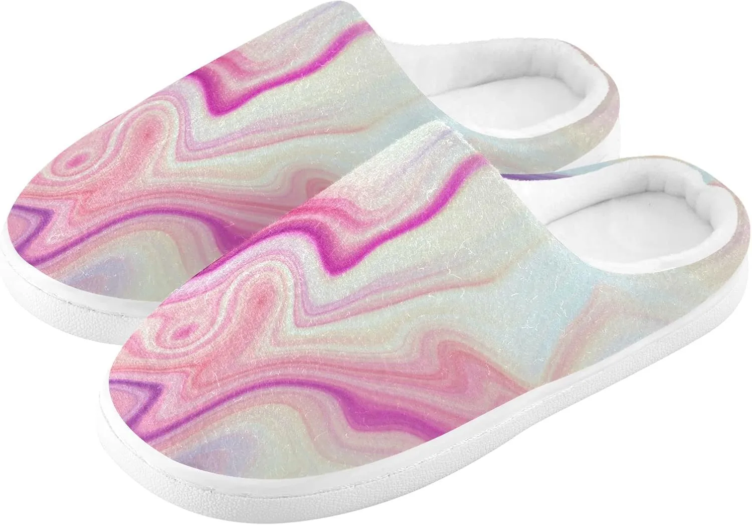 Oyihfvs Unisex Memory Foam Warm Slippers Comfort Soft Casual Shoes for Indoor Outdoor S-XXXL