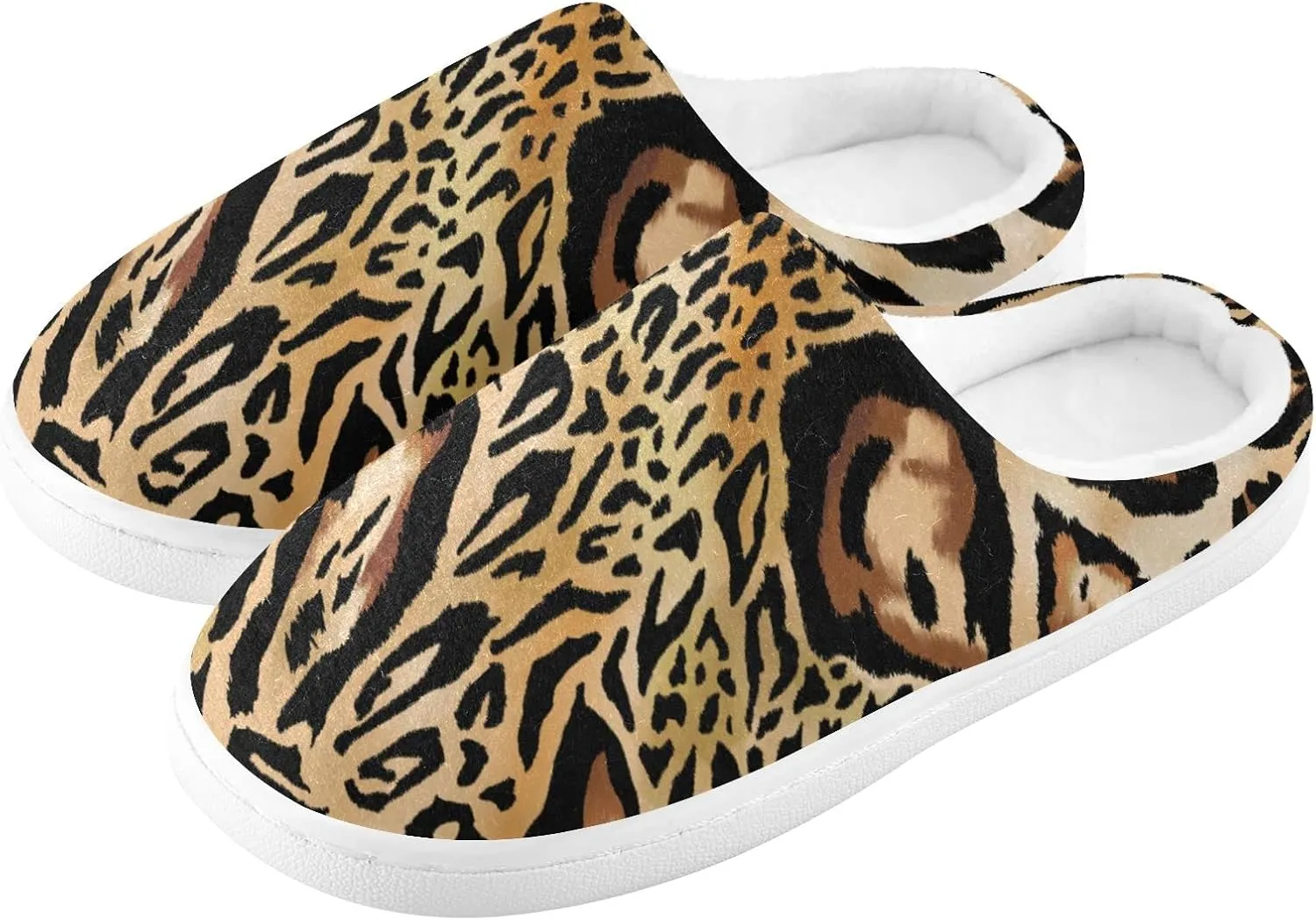 Oyihfvs Unisex Memory Foam Warm Slippers Comfort Soft Casual Shoes for Indoor Outdoor S-XXXL