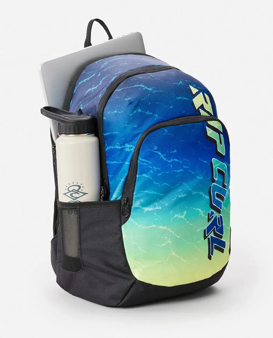 Ozone 30L Faded Slant Backpack - Aqua