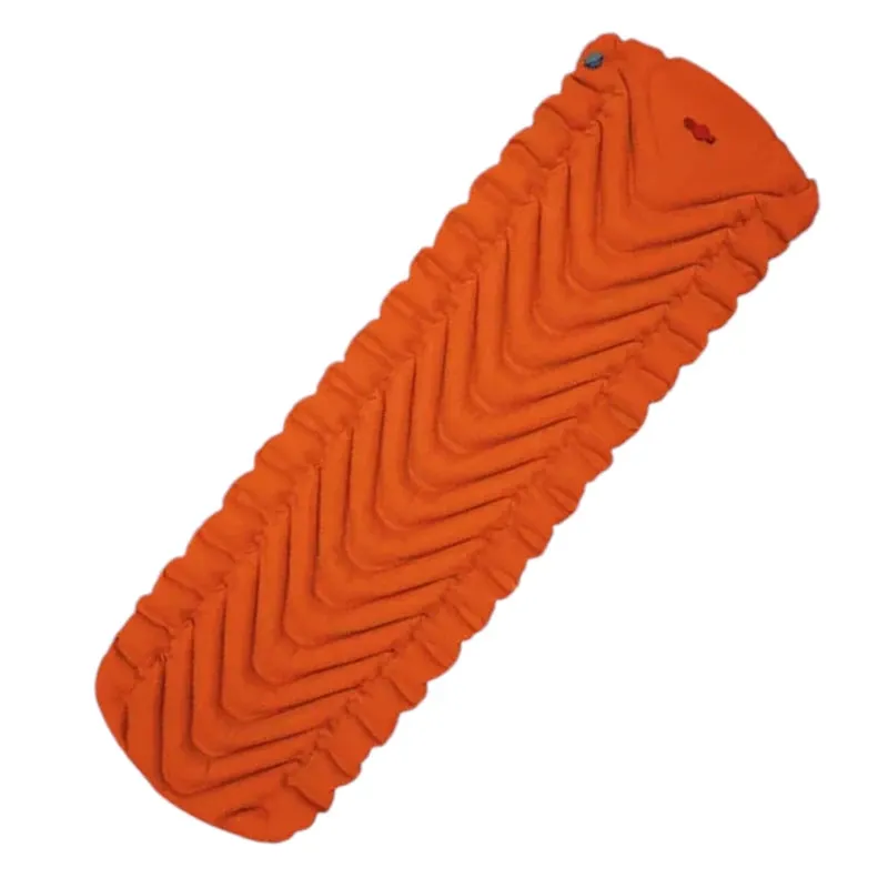 PACOONE Ultralight Inflatable Camping Mattress with Built-in Pump, 2.6" Thick Sleeping Mat