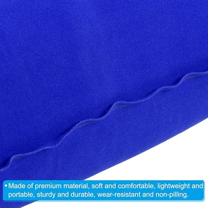 PATIKIL Inflatable Pillow, 2 Pack Ultralight Camping Travel Pillow Desk Rest Neck Support for Hiking Backpacking Office, Red Blue