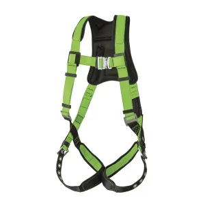 PeakWorks PeakPro Series Safety Harness - Full Body Safety Harness - CSA & ANSI Compliant Fall Protection - 310 lbs Capacity - Universal Size (Multiple Classes & Leg Buckle Types)