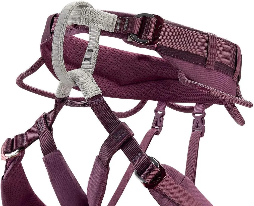 PETZL Luna Women's Harness - Adjustable Rock and Ice Climbing Harness for Single and Multi-Pitch Climbs - Violet