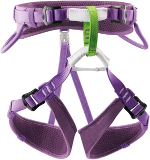 PETZL MACCHU Kids' Climbing Harness - Adjustable Seat Harness for Children Less Than 40kg / 88 lbs