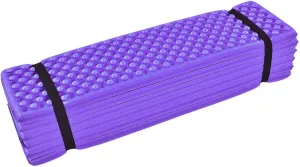 Pilipane Ultra Lightweight Inflatable Sleeping Mat, Outdoor Foam Camping Mat, Folding Beach Tent Sleeping Pad Watertight Mattress for Camping, Backpacking, Hiking(紫色)