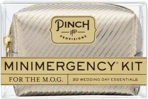 Pinch Provisions Minimergency Kit for M.O.G, Includes 20 Must-Have Emergency Essentials for The Big Day, Compact, Multi-Functional Zipper Pouch, Perfect Survival Kit for Mother of Groom
