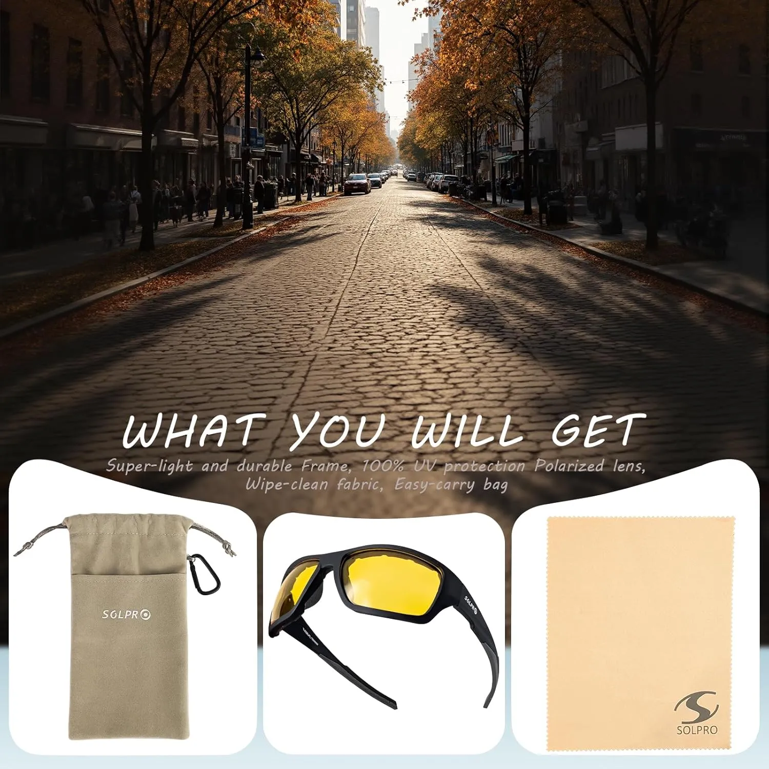 Polarized Sports Sunglasses Stylish designed Foam Padded UV Protection for Men and Women